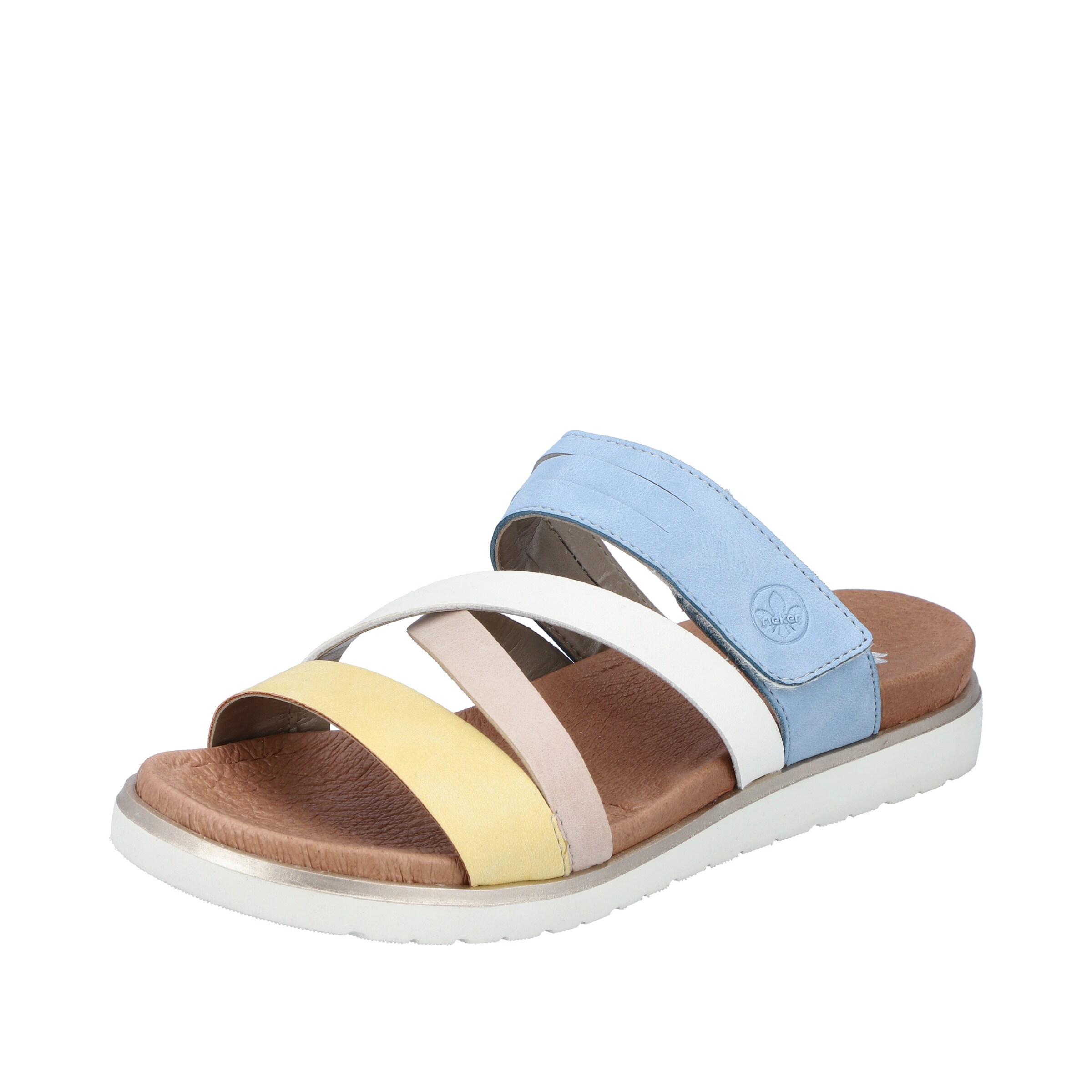 Rieker Pantolette in Mischfarben: Vorderseite