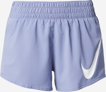 NIKE Štandardný strih Športové nohavice 'ONE SWOOSH' - Modrá: predná strana