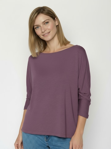 Maglietta ' Simper Basic ' di GREENBOMB in rosso