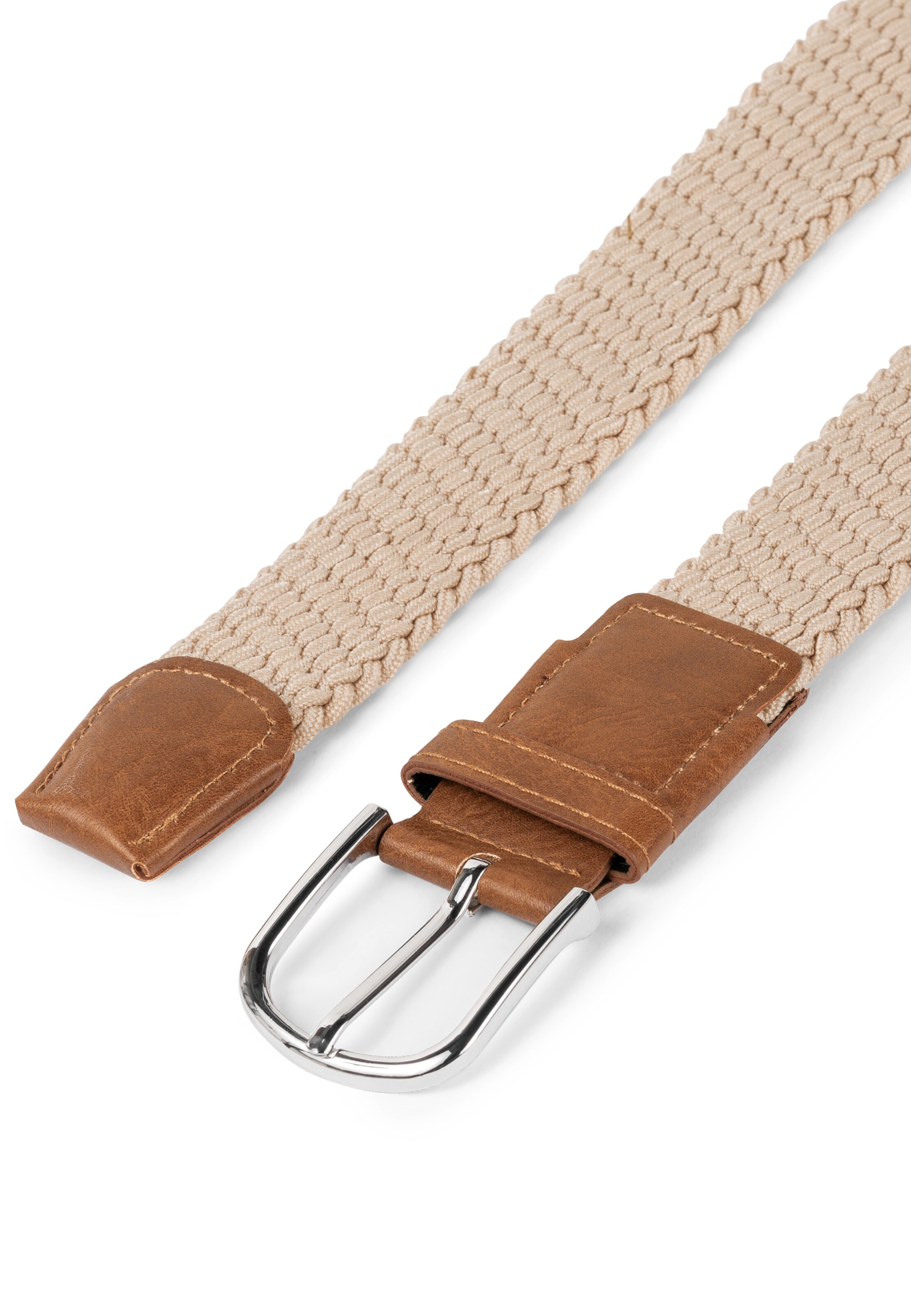 INDICODE JEANS Gürtel 'Alvin' in Beige