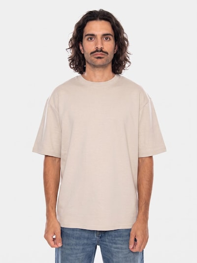 Only & Sons T-Shirt 'ONSCASPIAN AIRFLEX BOXY SS TEE NOOS SILVER LINING' en S en beige, Vue avec produit