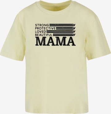 T-shirt F4NT4STIC en jaune : devant