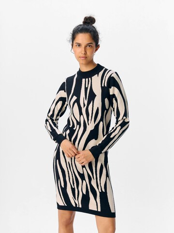 OBJECT Knit dress 'OBJRAY' in Black: front