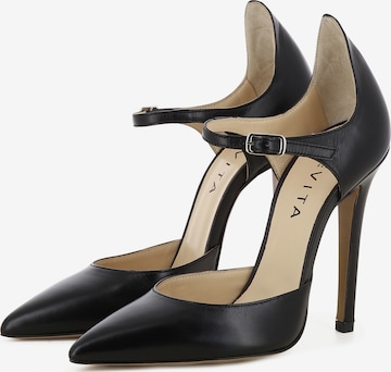 Chaussure basse EVITA en noir : devant