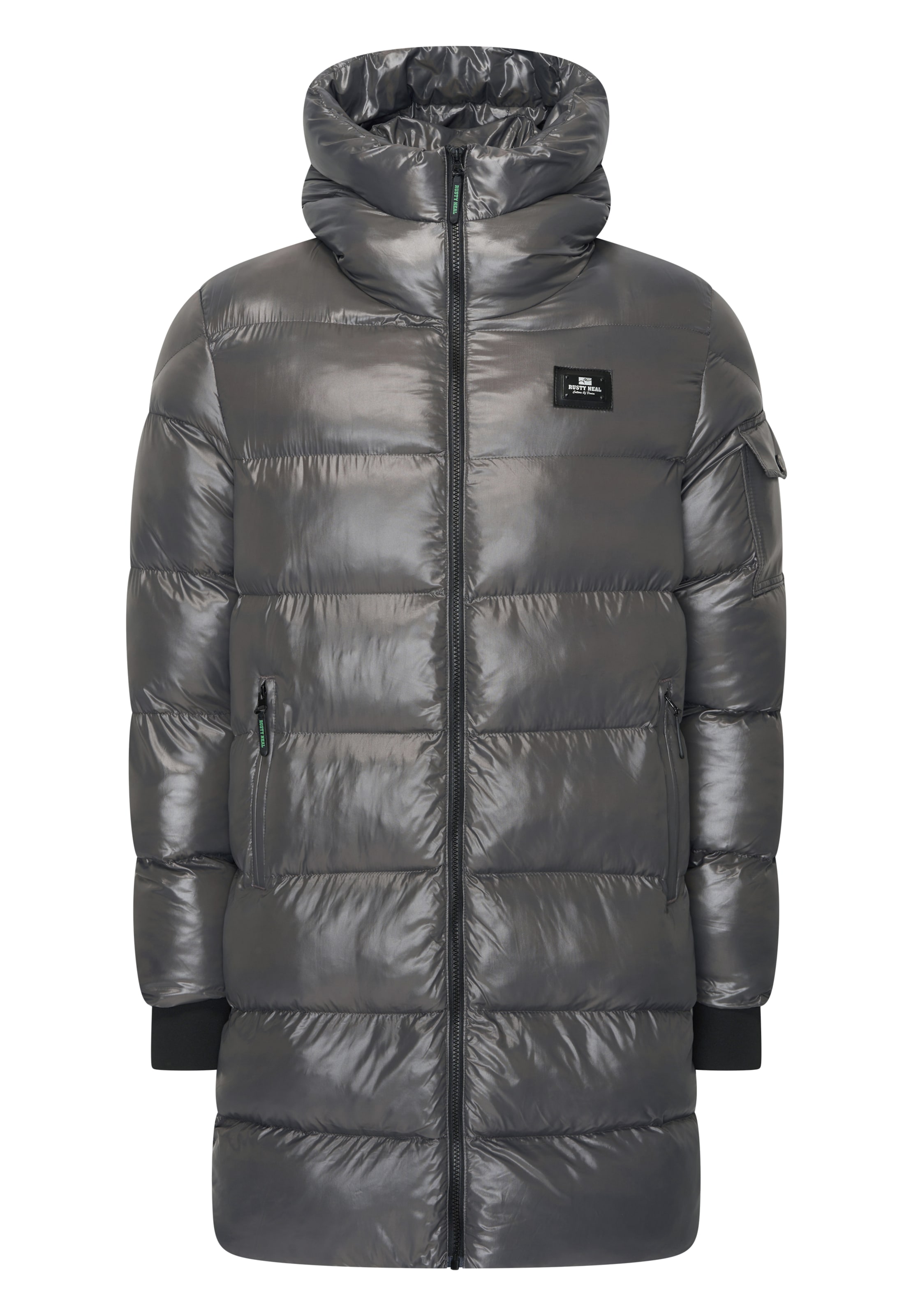 Rusty Neal Steppjacke in L in anthrazit, Produktansicht