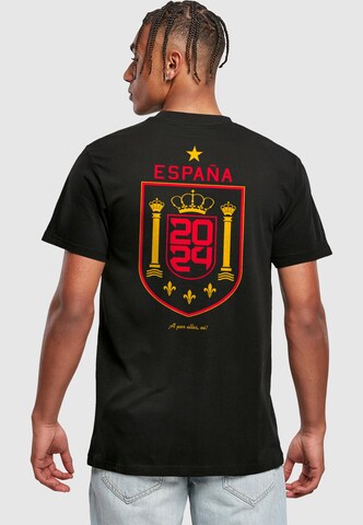 Mister Tee Shirt 'Espana' in Black: front
