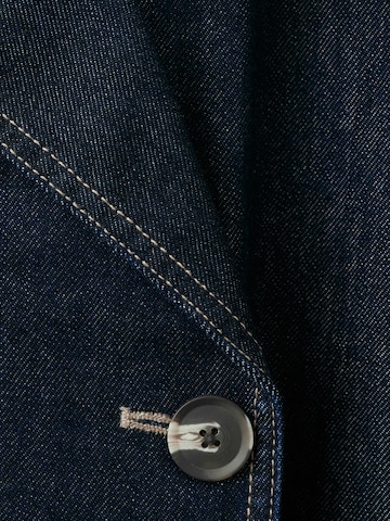 MANGO Tussenmantel 'ALMA' in Blauw