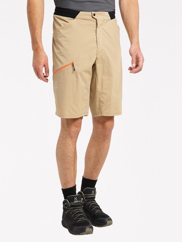 Haglöfs Slimfit Outdoorhose  'L.I.M Fuse' in Beige: predná strana