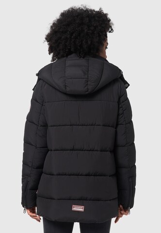 NAVAHOO Winter jacket 'Wattewölkchen' in Black