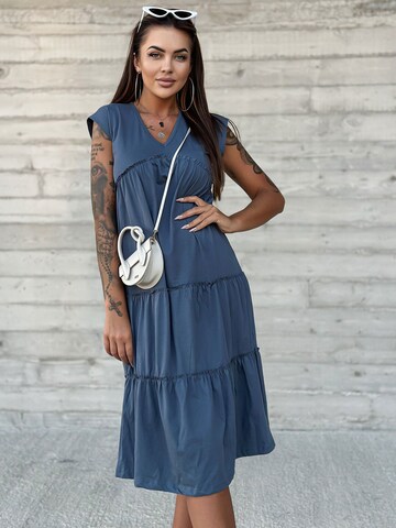 Madnezz House Kleid in Blau: Vorderseite