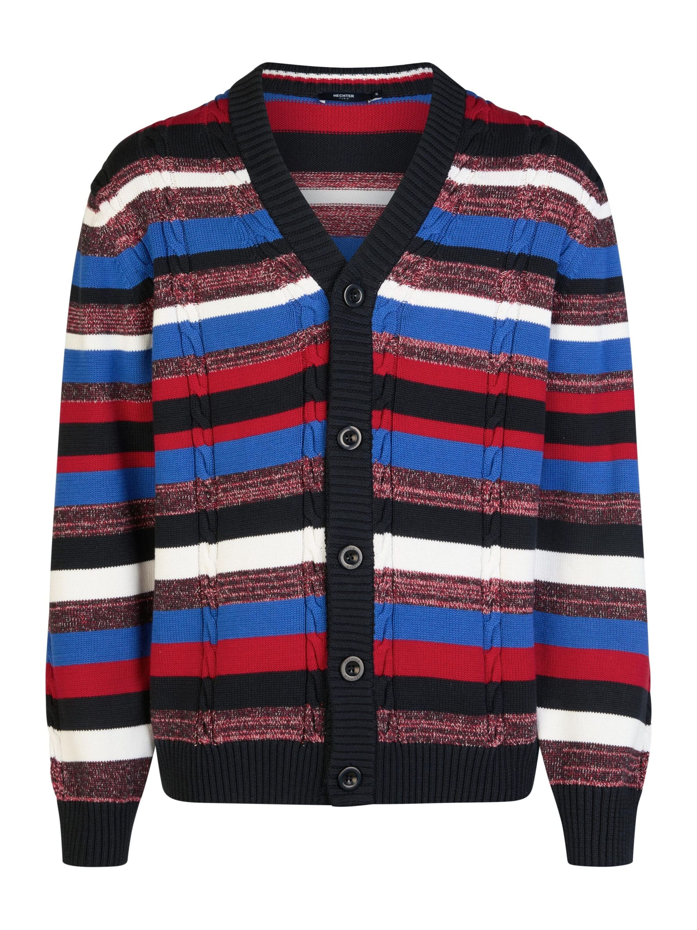 HECHTER PARIS Knit cardigan in Mixed colours: front