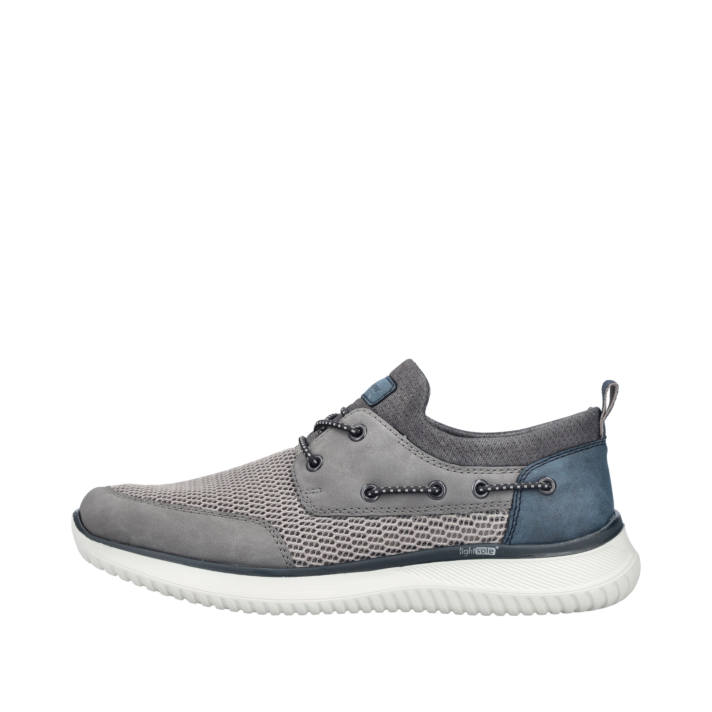 Chaussure basse Rieker en gris : devant