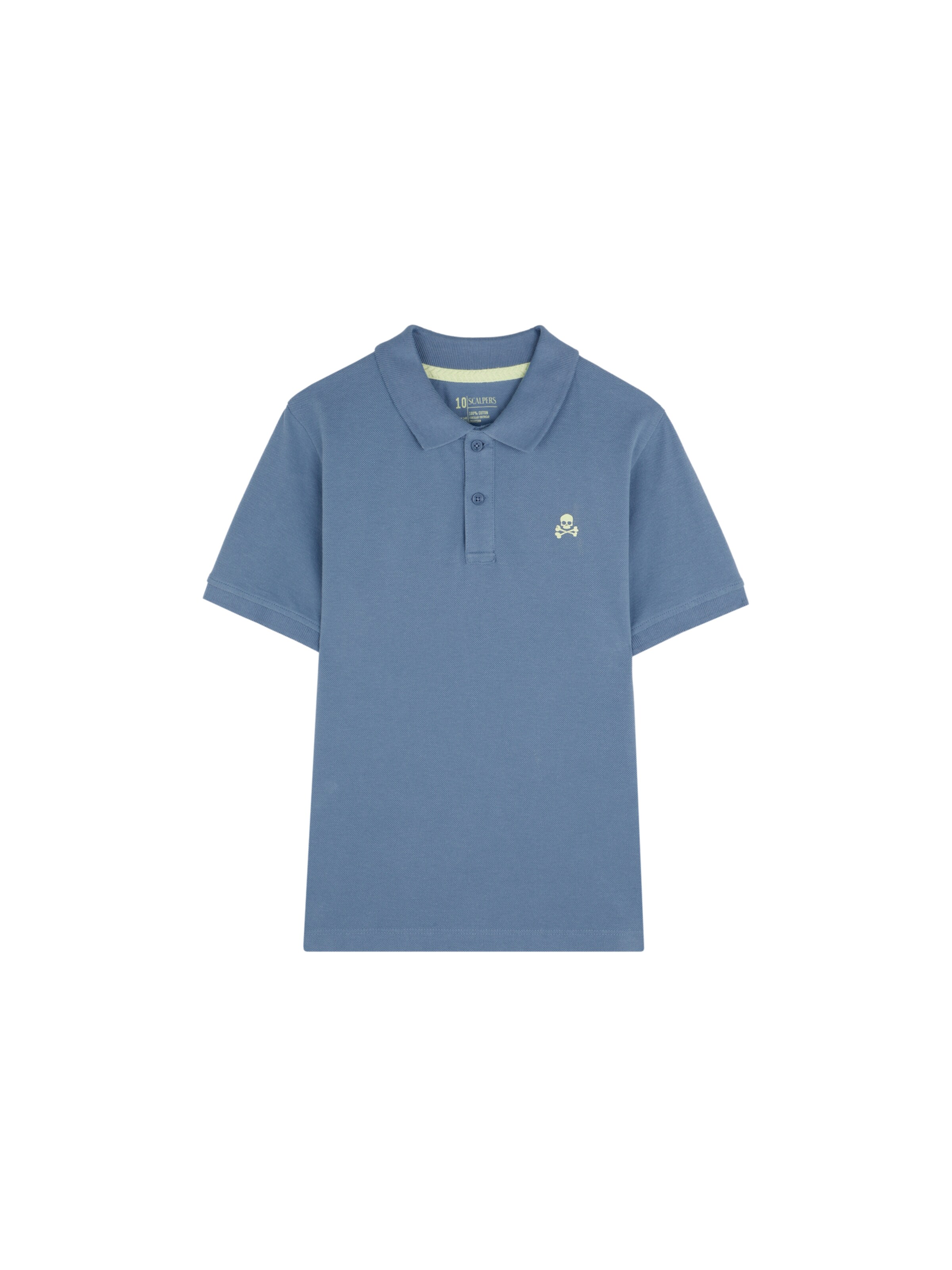 Scalpers Rovný strih Košeľa ' ' - Modrá: predná strana