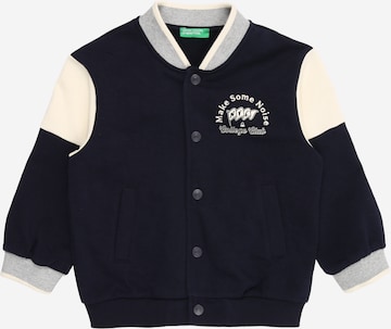 mėlyna UNITED COLORS OF BENETTON Demisezoninė striukė: priekis