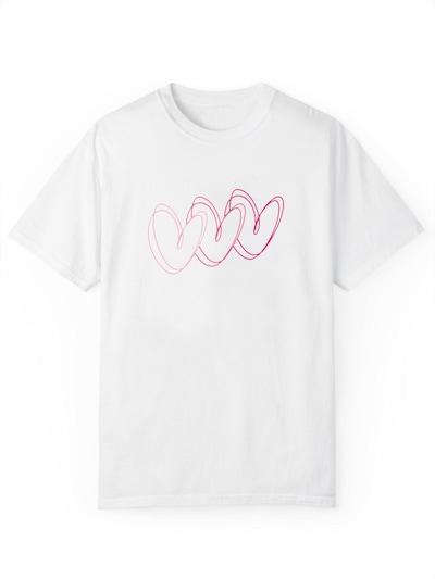 GORHEY T-shirt en blanc, Vue avec produit