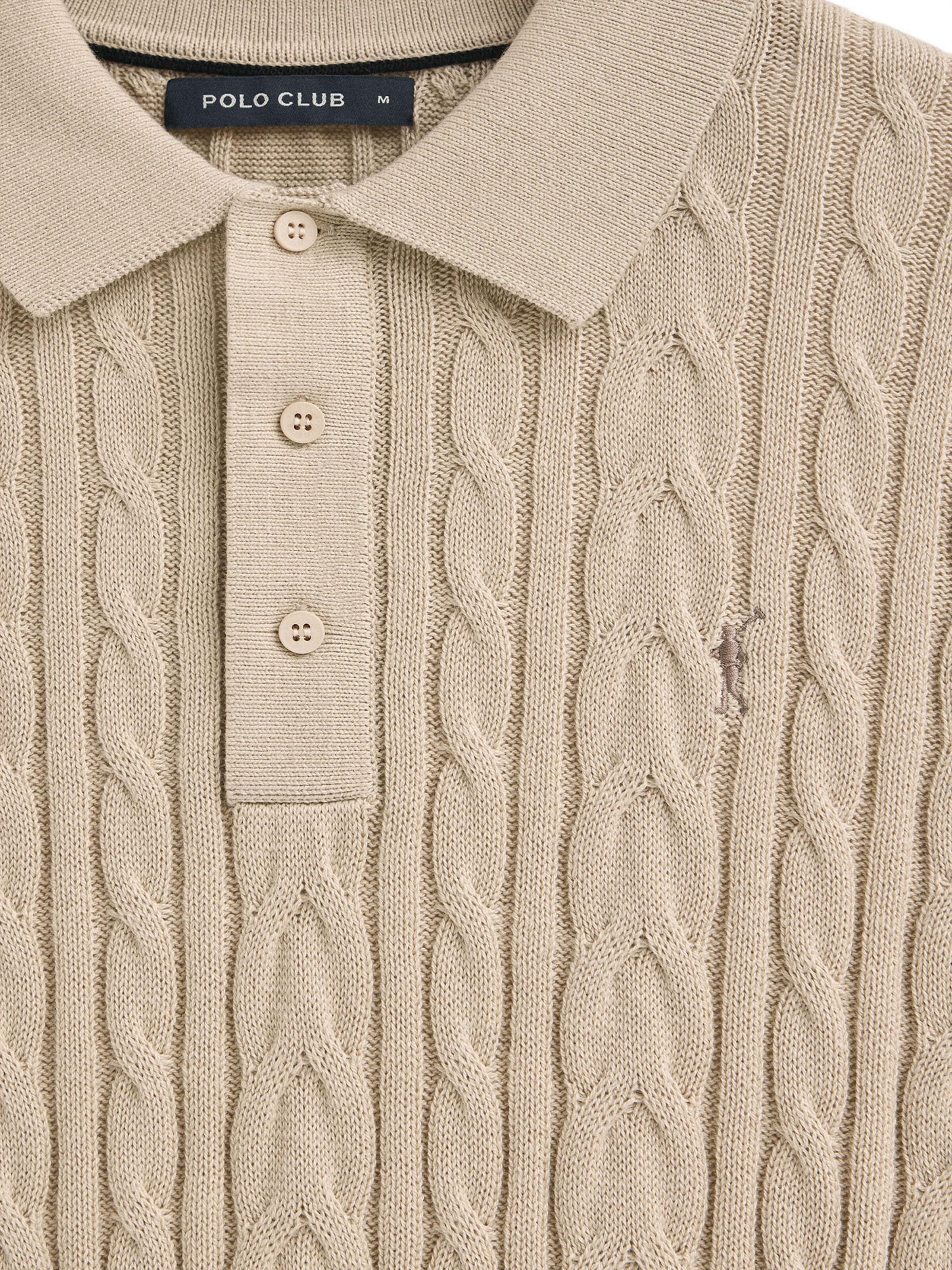 Polo Club Pullover in Beige