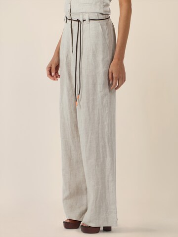 APART Wide leg Pants in Beige: front