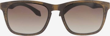 Lunettes de soleil 'Overtown C60' Alsteca en marron : devant