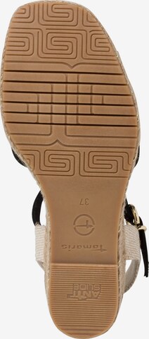 TAMARIS Strap sandal in Black