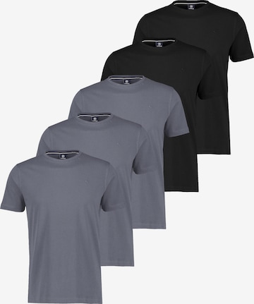 LERROS Shirt 'Basic' in Grau: Vorderseite