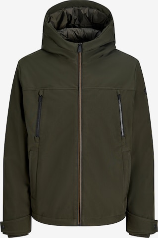 JACK & JONES Демисезонная куртка 'JJCLARK' в Зеленый: спереди