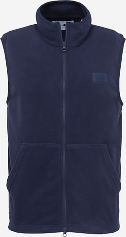 NN07 Bodywarmer in Blauw: voorkant