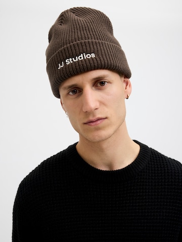 JACK & JONES Σκούφος 'JACSOHO' σε καφέ