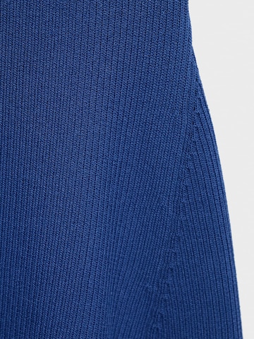 MANGO Knit dress 'ALBERT' in Blue
