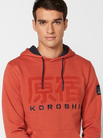 Sweat-shirt KOROSHI en orange