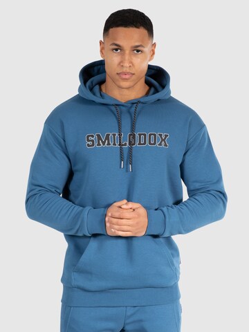 Veste de survêtement 'Finley' Smilodox en bleu : devant