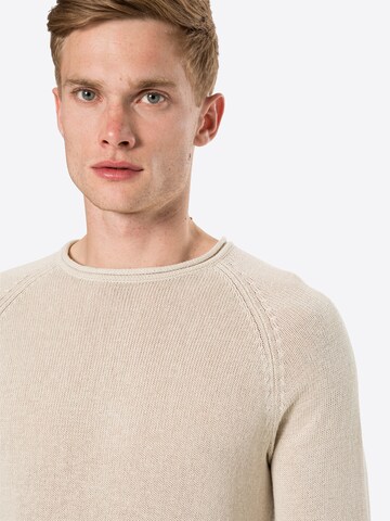 !Solid Pullover in Beige