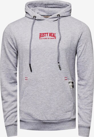 Rusty Neal Sweatshirt in Grijs: voorkant