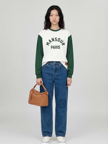 Mansour Shirt 'Paris College Baseball Longsleeve'‌‌‌‌ in Grün