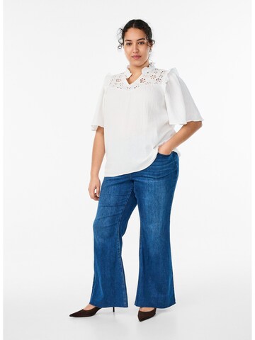 Zizzi Blouse 'Vvivu' in White