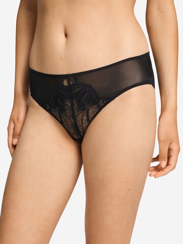 Slip ' Lysia ' Hanro en noir : devant