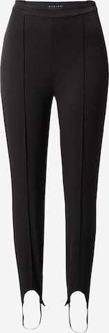 Sisley - Slimfit Pantalón en negro: frente