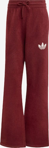 ADIDAS ORIGINALS Trousers in Red: front
