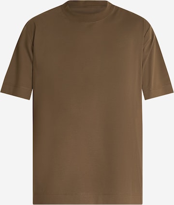 T-Shirt Yes London en marron : devant