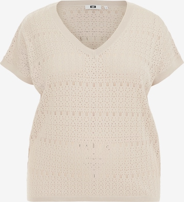 WE Fashion Pullover in Beige: predná strana