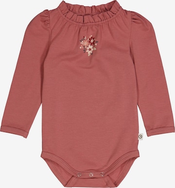 Tutina / body per bambino 'Langarm' di Müsli by GREEN COTTON in rosa: frontale