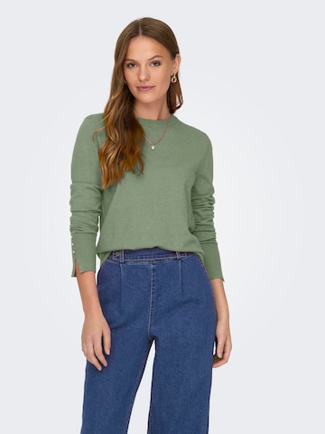 JDY Sweater 'JDYMALOU' in Green: front