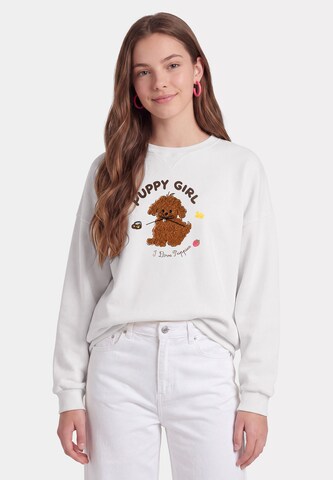 Sweat-shirt MYMO en gris : devant