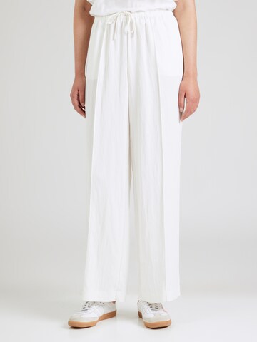 Gina Tricot Wide Leg Suorat housut värissä valkoinen: etupuoli
