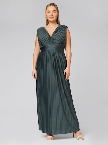 Guido Maria Kretschmer Curvy Dress 'Linnea' in Green: front