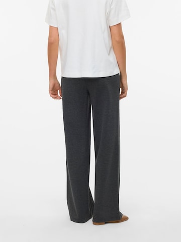 VERO MODA Wide leg Bandplooibroek 'VMEva' in Grijs
