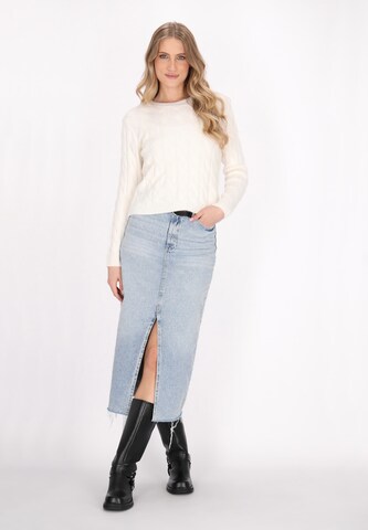 Pull-over DreiMaster Vintage en blanc