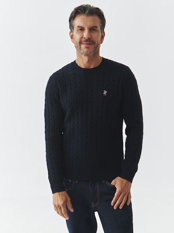 Pull-over 'Andrew' TATUUM en bleu : devant