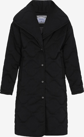 DreiMaster Vintage - Abrigo de entretiempo en negro: frente