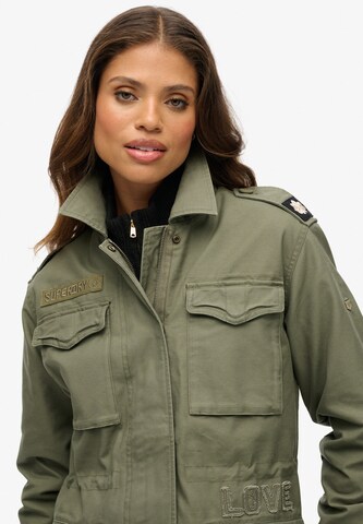 Veste mi-saison Superdry en vert