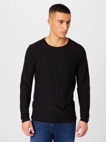 s.Oliver Pullover in Schwarz: predná strana